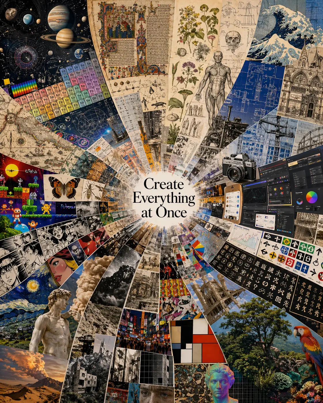 一个 AI 生成器涵盖所有视觉风格